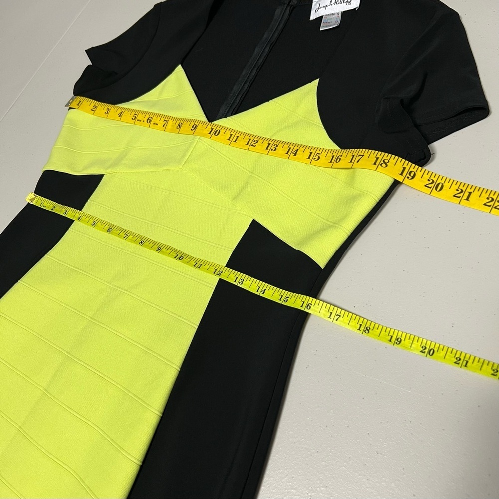 JOSEPH RIBKOFF Neon Knit Dress - Picture 6 of 10
